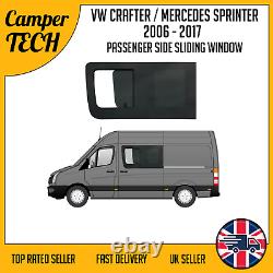 Mercedes Sprinter 06-25 Passenger side SLIDING Window with Bonding Kit + U-Trim