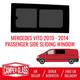 Mercedes Vito Passenger Side Sliding Privacy Tinted Window 2010 2014