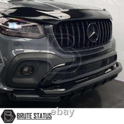 Mercedes X-Class 2018+ City Bar (Nudge Bar) Gloss Black