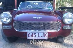 Mg Midget Front Grille Black With Mg Badge Aha8098 Aha9925