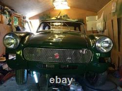 Mg Midget Front Grille Black With Mg Badge Aha8098 Aha9925