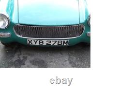 Mg Midget Front Grille Black With Mg Badge Aha8098 Aha9925