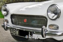 Mg Midget Front Grille Black With Mg Badge Aha8098 Aha9925