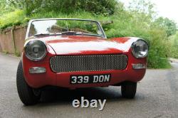 Mg Midget Front Grille Black With Mg Badge Aha8098 Aha9925