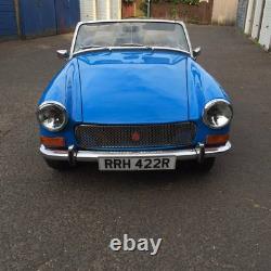 Mg Midget Front Grille Black With Mg Badge Aha8098 Aha9925