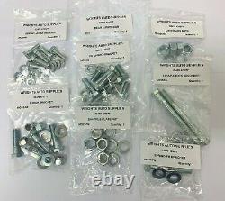 Mg Midget Mark II Stainless Steel Nut Bolt Restoration Pack