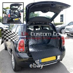 Mini Countryman Quilted Boot Liner Mat (raised Floor) Dog Guard (2010-2017) 222
