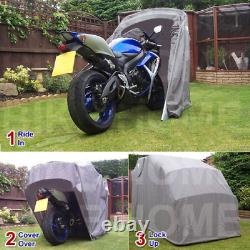 Motorbike Bike Cover Shed Folding Storage Garage Motorcycle Scooter Shelter New