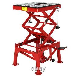 Motorcycle Hydraulic Scissor Lift Stand Motocross Workshop Garage Motorbike