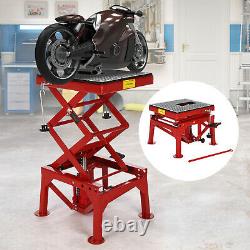 Motorcycle Hydraulic Scissor Lift Stand Motocross Workshop Garage Motorbike