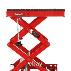 Motorcycle Hydraulic Scissor Lift Stand Motocross Workshop Garage Motorbike