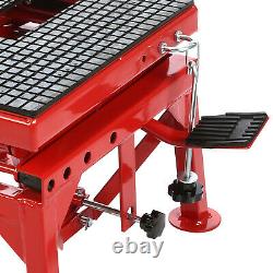 Motorcycle Hydraulic Scissor Lift Stand Motocross Workshop Garage Motorbike