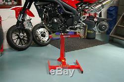 Motorcycle lift, Motorbike stand, Eazyrizer Original Red, Guaranteed for Life