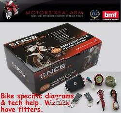 Ncs C-11 Talking Motorbike Motorcycle Alarm & Immobiliser Remote Control Start