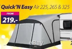 New+Carpet 2020 Dorema Quick And n Easy 265 Air Inflatable Caravan Porch Awning