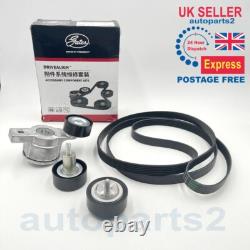 New Genuine Gates Tensioner Pulley Drive Belt Kit for LDV Maxus Deliver 9 2.0TD