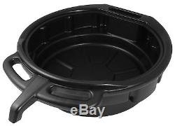 OIL COOLANT & GEARBOX FUEL DRAIN PAN TRAY 15 litre capacity bucket CAR MOTORBIKE