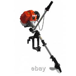 Outboard Engine 5.2 HP 2 Stroke Motor Light Inflatable Fishing Engine