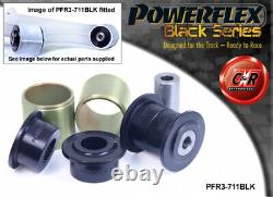 PFR3-711BLK Powerflex Black Fits Audi A5 (2007-2016) Rear Lower Arm Front Bushes