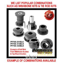 PFR3-711BLK Powerflex Black Fits Audi A5 (2007-2016) Rear Lower Arm Front Bushes