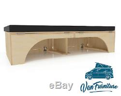 PLY Sliding Camper Van Bed Vivaro, Movano, Sprinter VW T4 T5 T6 Transit Custom