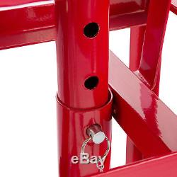 Pair 2x lifting car ramp jack 2t hydraulic adjustable heavy duty vehicle lift