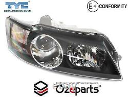 Pair LH+RH Head Light Projector Black For Holden Commodore VY Calais HSV 0204