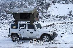 Pathfinder II Solar Power Remote Control Hard Shell Expedition Camping Roof Tent