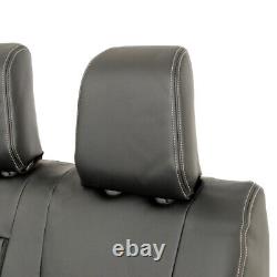 Peugeot Expert Front Leatherette Seat Covers Tailored (2023 Onwards) Black 806