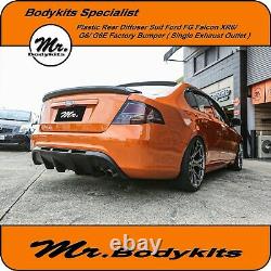 Plastic Rear Diffuser Suit Ford Falcon Fg Series Xr6 Xr8 G6 Bumper, Sin Exhaust