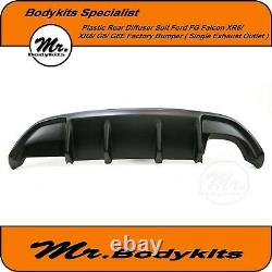 Plastic Rear Diffuser Suit Ford Falcon Fg Series Xr6 Xr8 G6 Bumper, Sin Exhaust