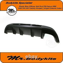 Plastic Rear Diffuser Suit Ford Falcon Fg Series Xr6 Xr8 G6 Bumper, Sin Exhaust