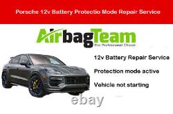 Porsche Cayenne/Taycan 12v Battery Repair Service, Protection mode Repair, 2017+