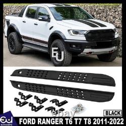 Raptor Style Side Steps Running Boards Pair For Ford Ranger T6 T7 T8 2011-2022