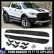 Raptor Style Side Steps Running Boards Pair For Ford Ranger T6 T7 T8 2011-2022