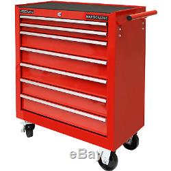 Red Metal 7 Drawer Lockable Tool Chest/box Storage Roller Cabinet/rollcab Cab