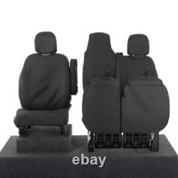 Renault Trafic Sport Business+ Front Seat Covers (2014 Onwards) Black 147