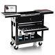 Rolling Mechanics Tool Cart Trolley Utility Storage Cabinet Sliding Top Withdrawer