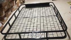 Roof Basket Tray Steel Cargo Luggage Carrier Rack Universal Easy fit 1.4M X 1M