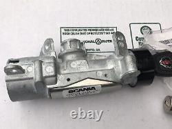 SCANIA P G R T DC NEW STEERING LOCK SET KEYS IGNITION SWITCH 2x KEY, ECU 2487298