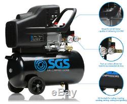 SGS 24 Litre Direct Drive Air Compressor 9.6CFM, 2.5HP, 24L