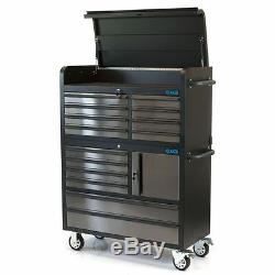 SGS 41 Professional 14 Drawer Stainless Steel Tool Chest & Roller Cabinet