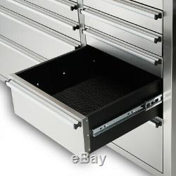 SGS 96 Stainless Steel 24 Drawer Work Bench Tool Chest Cabinet