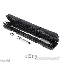 SILVERLINE 1/2 3/8 DRIVE RATCHET TORQUE WRENCH 28-210Nm LIFETIME GUARANTEE