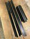 Satin Black Front Middle & Rear Carpet Retainer Trims Fits Land Rover Defender