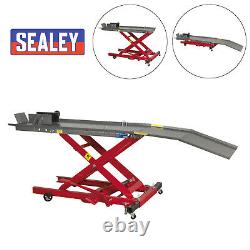 Sealey MC365 Hydraulic Motorcycle Motorbike Lift Ramp Bench 365Kg Capacity