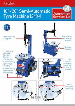 Semi Automatic Tyre Changer / Tyre Changing Machine 240v, 20 Version