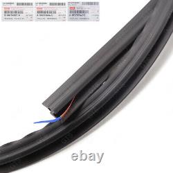 Set Front Windshield Reveal Molding Seal Rubber Fits Isuzu D-Max Dmax 2003 2010