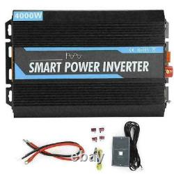 Sine Wave Car Power Inverter 4000W Peak DC 12V to 240V AC Converter UK