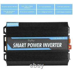 Sine Wave Car Power Inverter 4000W Peak DC 12V to 240V AC Converter UK